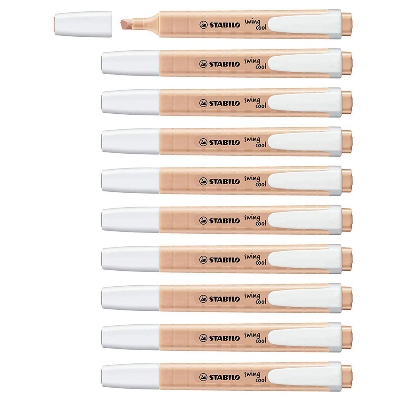 Stabilo | Swing Cool | Pastel | Pink | Pack Of 10Pcs | Highlighter Pen