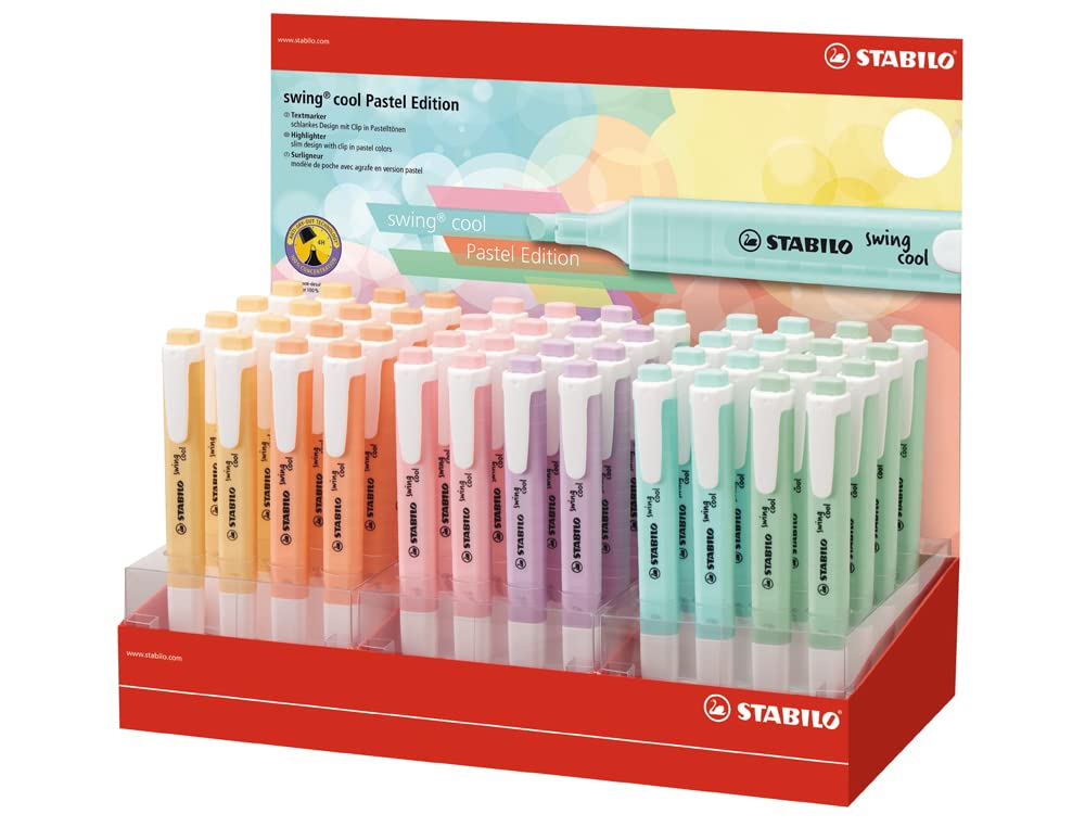 Stabilo | Swing Cool | Pastel | 48 PCS DISPLAY