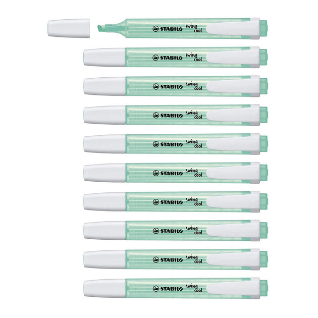 Stabilo | Swing Cool | Turquoise | Pack Of 10Pcs | Highlighter Pen