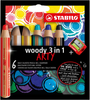 Stabilo | Arty | Woody 3 in 1 | Pack of 6