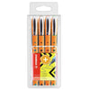 Stabilo | Worker+ | Roller Ball | Medium | Wallet of 4 | Assorted Colours