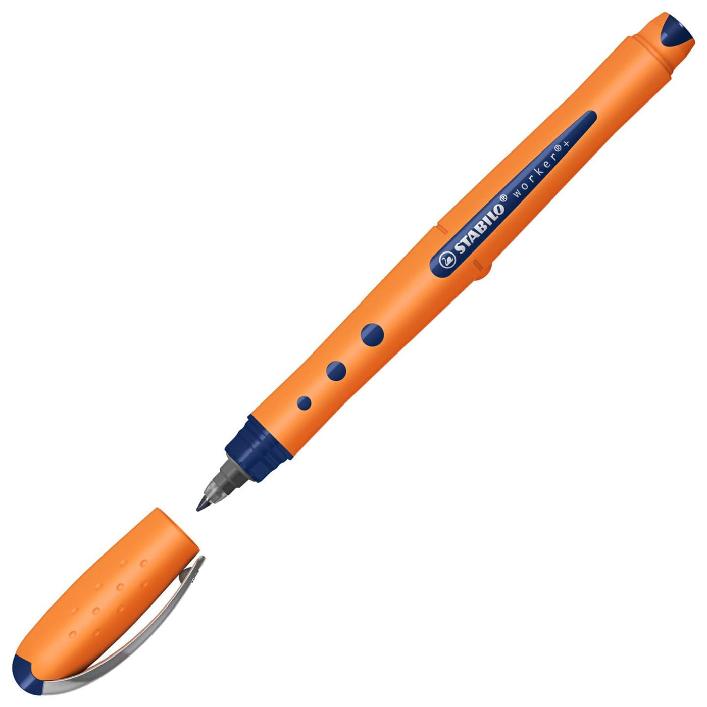 Stabilo | Worker+ | Roller Ball Pen | 0.5 mm | Blue - penpencilink