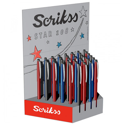 Scrikss | 108 Star | Ball Pen | Black CT