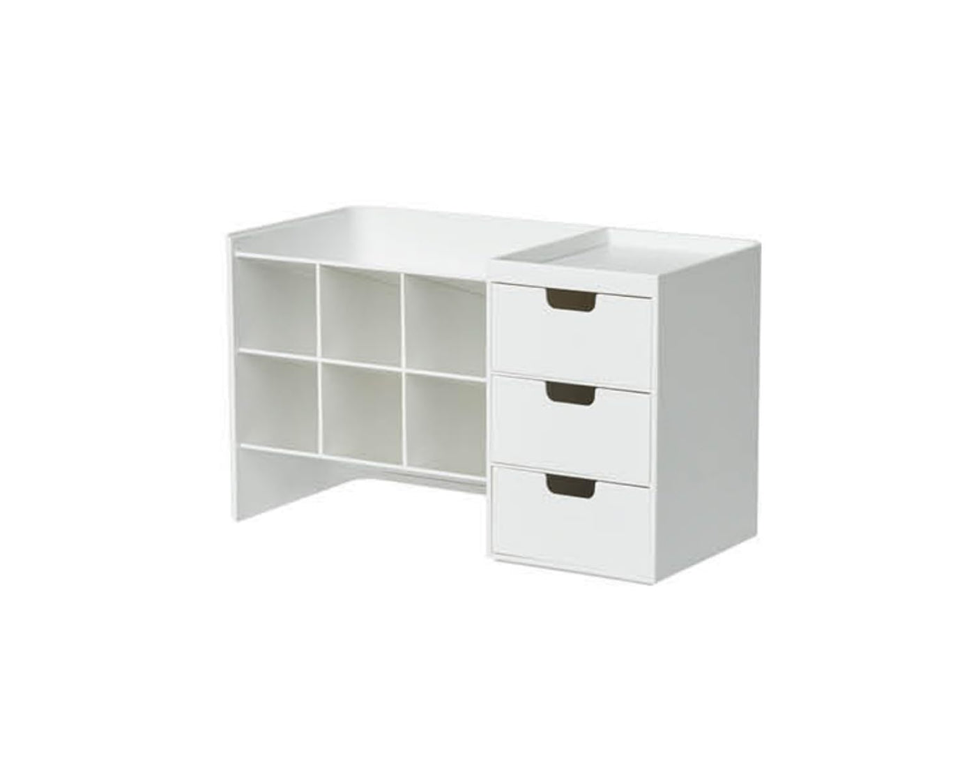Sysmax Hive Stack Modular Desk Organizer – White with 3 Drawers - penpencilink