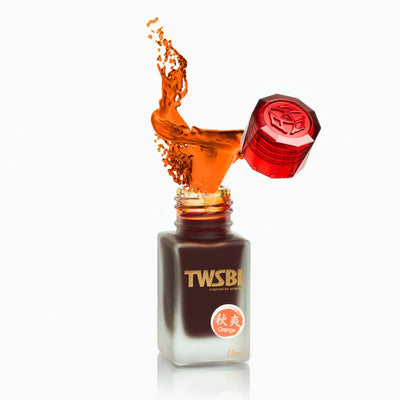 Twsbi | Diamond 18ml | Ink Bottles | Orange - penpencilink