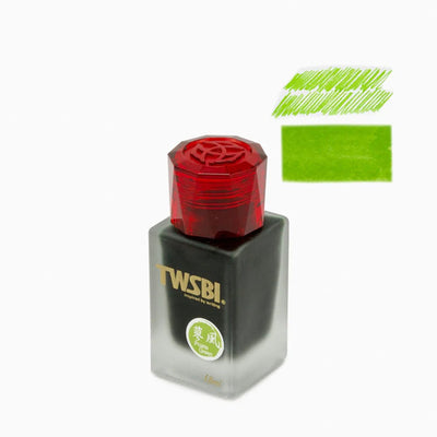 Twsbi | Diamond 18ml | Ink Bottles | Prairie Green - penpencilink