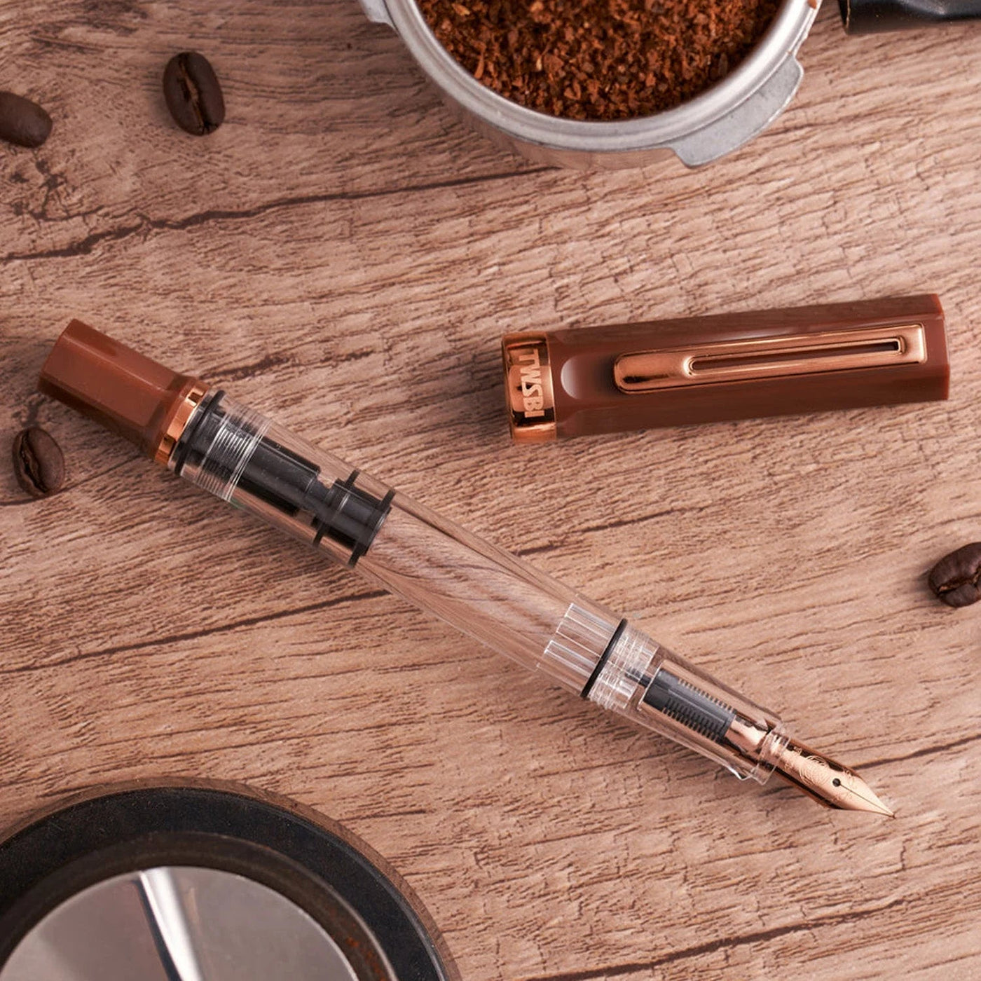 Twsbi Eco Espresso Bronze Fountain Pen - penpencilink