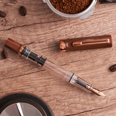 Twsbi Eco Espresso Bronze Fountain Pen - penpencilink