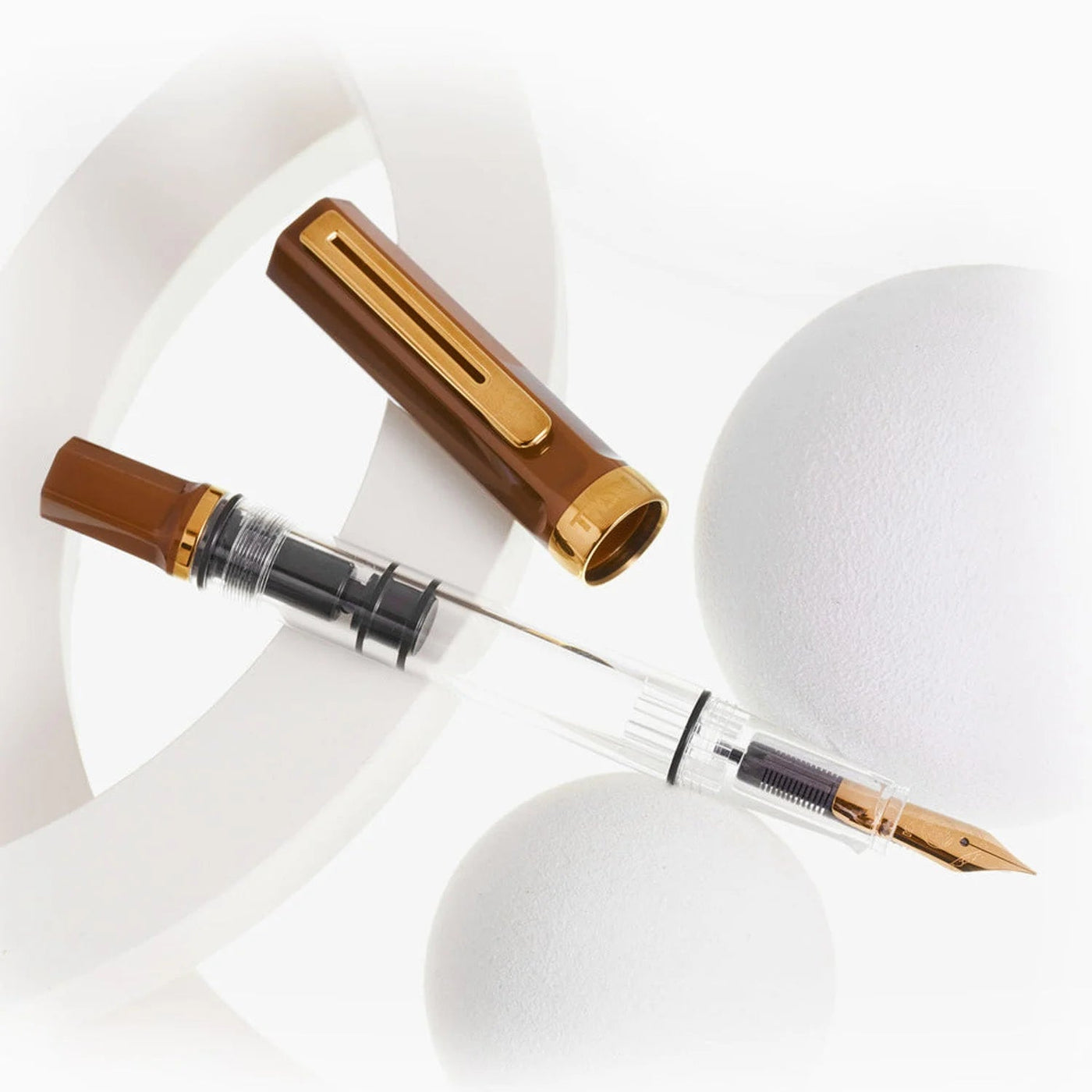 Twsbi Eco Espresso Bronze Fountain Pen - penpencilink