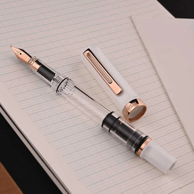 Twsbi | Fountain Pen | Eco | White Rose Gold - penpencilink