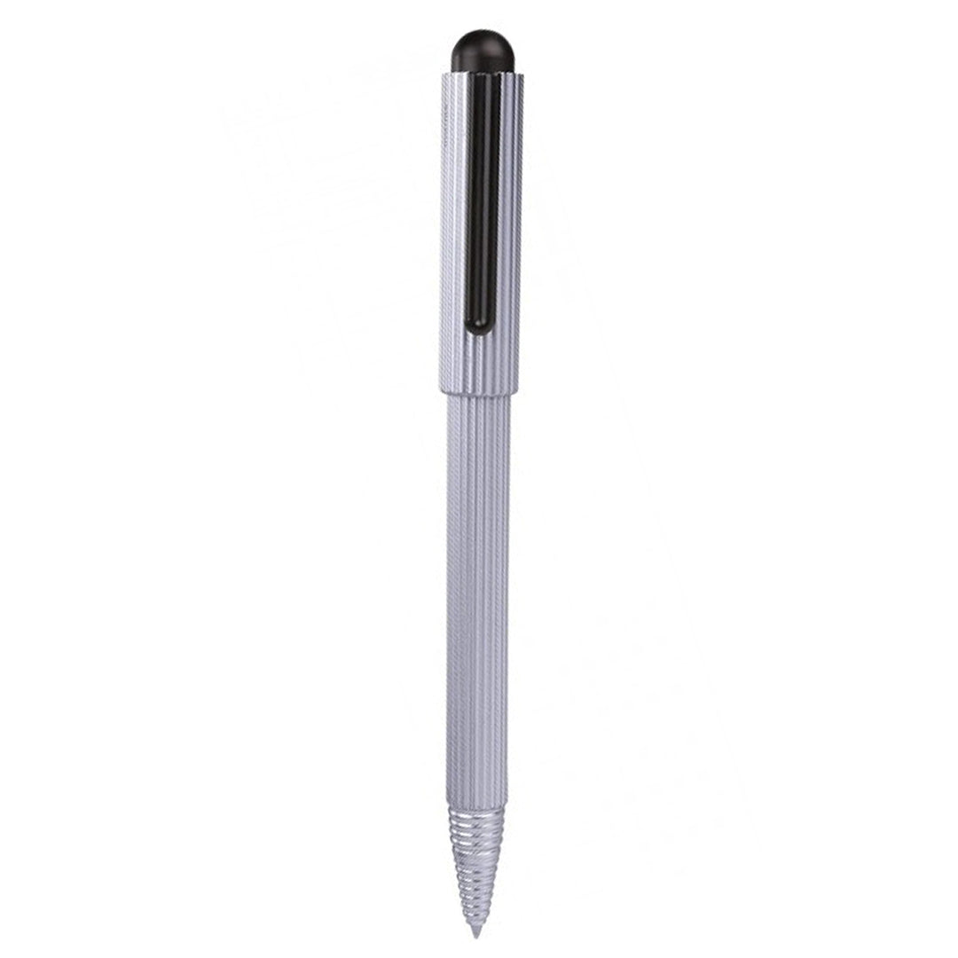 Worther Profil Roller Ball Pen Grey Anodised Aluminium Body,  Ergonomic Ribbed Design.