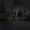 Ystudio | Fountain Pen | Black Hexogon | Classic Revolve | Brass Body | Medium Nib