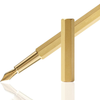 Ystudio | Fountain Pen | Brass Hexogon | Classic Revolve | Brass Body | Medium Nib