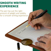 Ystudio | Fountain Pen | Green Hexogon | Classic Revolve | Brass Body | Medium Nib