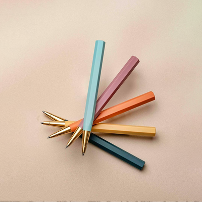 Ystudio | Glamour Evolve | Sustainable |  Rollerball Pen | Dawn Yellow