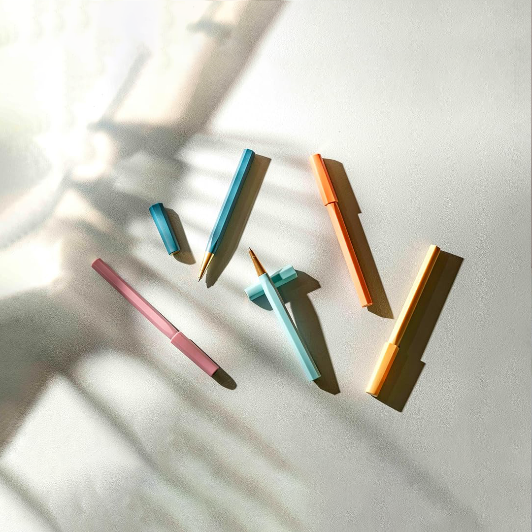 Ystudio | Glamour Evolve | Sustainable |  Rollerball Pen | Dawn Yellow