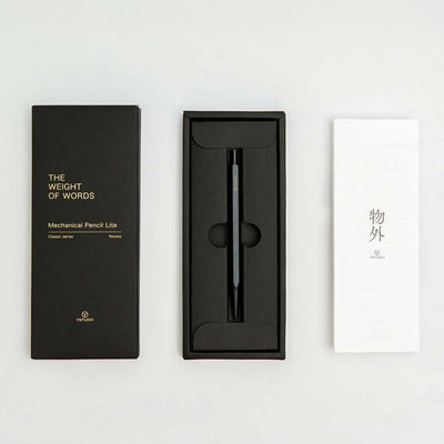 Ystudio | Mechanical Pencil | 0.7mm | Classic Revolve | Brass | Black | Pack of 1