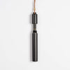 Ystudio | Portable Fountain Pen | Black Metal | Brass Body | Medium Nib | Classic Revolve Series