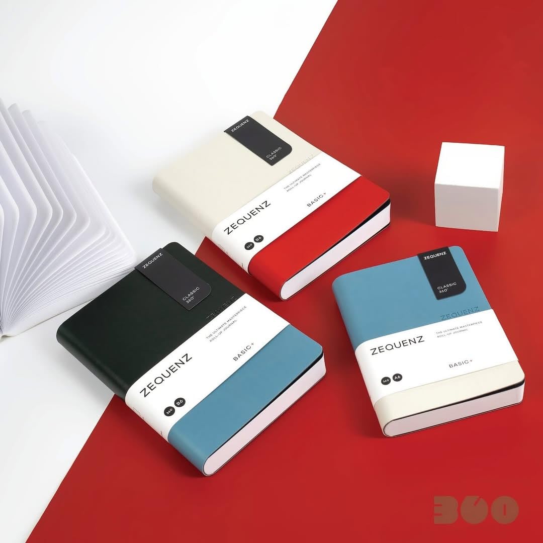 Zequenz A6 Ruled Notebook – Alpine Sunset | 200 Sheets, 70 GSM | Soft Cover, 360Â° Flexible Binding |Handmade| Ideal for Journaling & Note - Taking |Basic+ Series - penpencilink