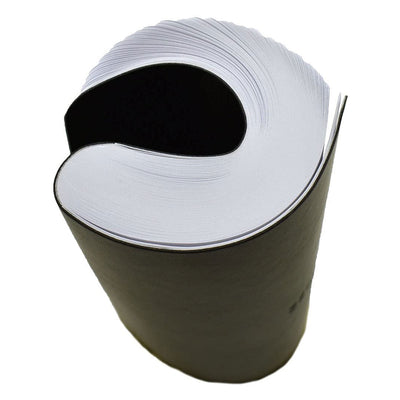 Zequenz B6 Ruled Notebook – Black | Roll - up journal | 200 Sheets, 70 GSM | 360° Flexible Soft Cover| Classic Signature Series - penpencilink