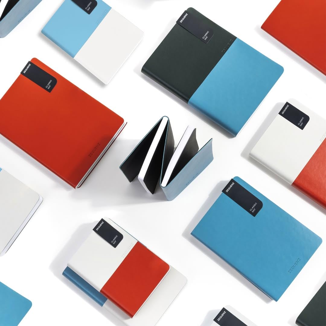 Zequenz DUO+ A6 Ruled and Blank Notebook – Arctic Sky - penpencilink