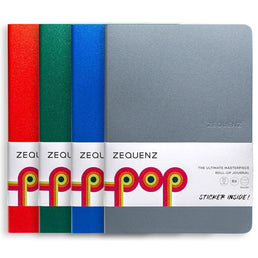 Zequenz Ruled Notebook Gift Set of 4 – Fountain Pen Friendly