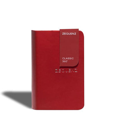 Zequenz Signature Classic A7 Ruled Notebook – Red - penpencilink