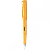 Lamy Safari- Mango Fountain Pen, Steel Medium Nib, Spring Loaded Iconic Clip, Triangular Grip, Abs Plastic Body.