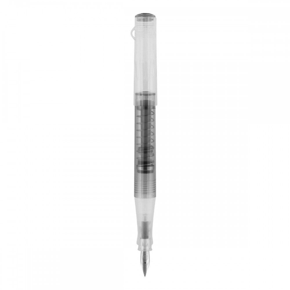 Twsbi Go Smoke Fountain Ink Pen Spring Load Mechanism, Steel Medium Nib