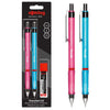 Rotring Visuclick Mechanical Pencil 0.5 Mm Pink And Blue Pack Of 2 With 24 HB Leads