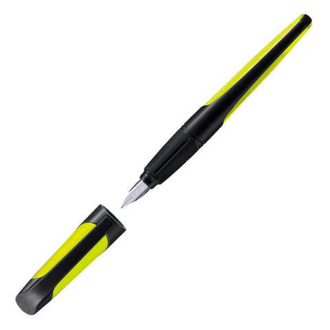 Stabilo | Easy Buddy | Fountain Pen | Left Handed | Black-Lime | Medium nib