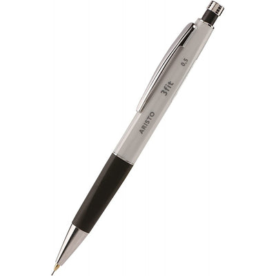 Aristo | 3FIT | Mechanical Pencil | Silver with 0.5mm 12 HB Leads