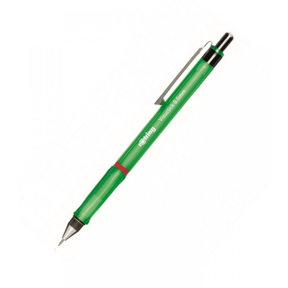 Rotring Visuclick Mechanical Pencil 0.5 Mm Green With 24 HB Leads Blister Pack