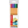 Stabilo | Point 88 | Fineliner | Assorted Colors | Pack Of 6