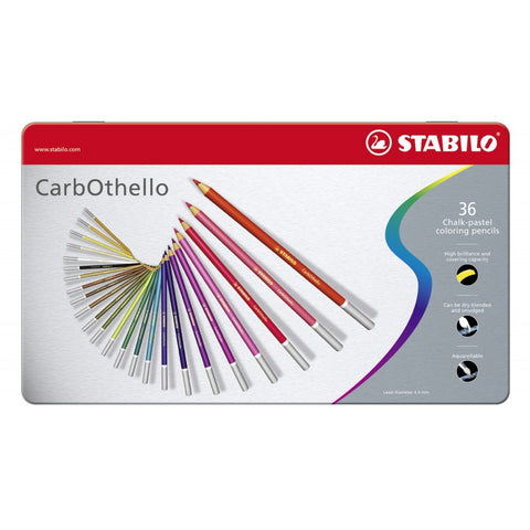 Stabilo |  CarbOthello Pastel Pencil Set | Pack of 36 Assorted Colours