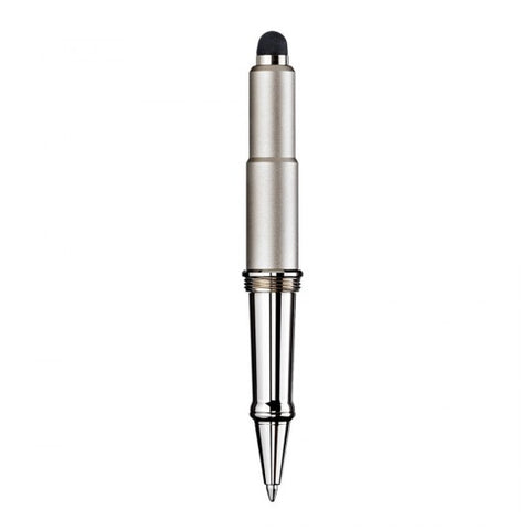 Otto Hutt Design 05 Ball Point Pen, Smooth Platinum Plated Barrel and Cap, Platinum Plated Trims, Material Brass.