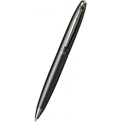 Scrikss Knight Matte Black Ball Point Pen Ball pen With Titanium Trims, Twist Mechanism