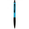 Platignum Carnaby Street Blue Ball Point Pen, Soft-touch gripping section, Black Trims,Push-Button Mechanism.