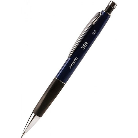 Aristo | 3FIT | Mechanical Pencil | Blue with 0.5mm 12 HB Leads