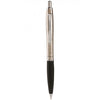 Platignum No.9  Stainless Steel Ball Point Pen,Soft-touch gripping section, Chrome Plated Trims,Push-Button Mechanism.