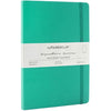 Mypaperclip Signature Series Hand Drawn Paper Back Notebook 192 Plain Pages 148 x 210mm SS192A5-P Sea Green (Recyclable)