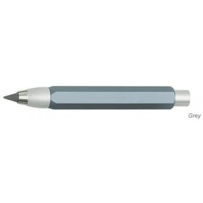 Worther Compact Grey Aluminium mechanical pencil with 5.6 mm 4B graphite lead Penstand cum sharpner