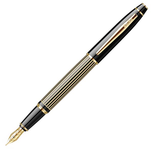 Scrikss | Noble 35L | Fountain Pen | Black GT-Medium