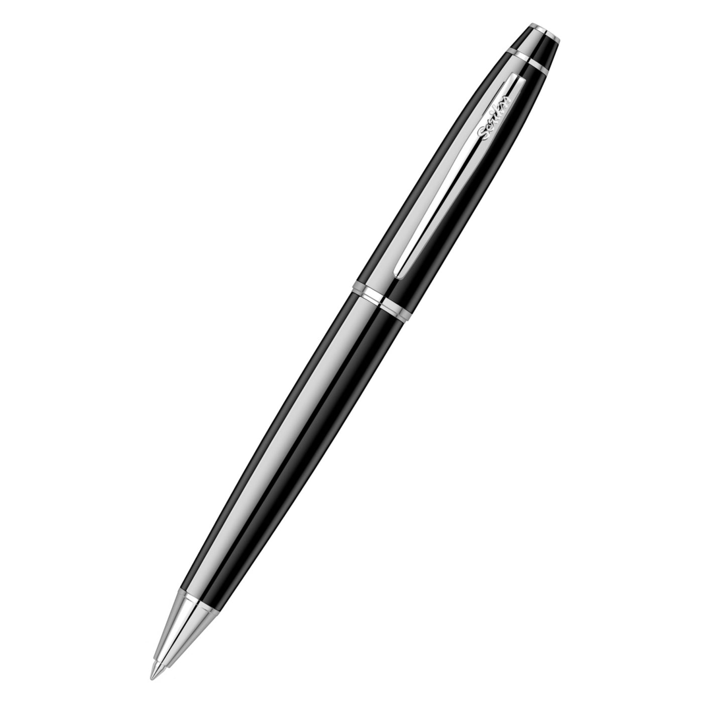 Scrikss | Noble 35 | Ballpoint Pen | Glossy Black-CT
