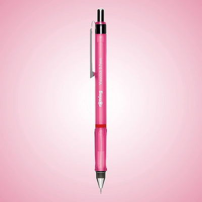 Rotring Visuclick 0.7mm Mechanical Pencil, 2B Lead, Pink Barrel - Pack of 12