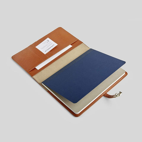 myPAPERCLIP Personal Organiser, Classic Edition, Fits Any A5 Size Notebook, Magnetic Lock (Classic - L1 Tan)
