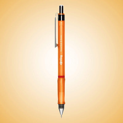Rotring Visuclick Mechanical Pencil 0.5 Mm Orange With 24 HB Leads Blister Pack