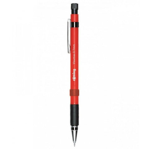 Rotring Visumax Mechanical Pencil 0.7 mm Red with 24 HB Leads Blister Pack