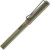 Lamy Safari- Savannah Green Fountain Pen, Steel Medium Nib, Spring Loaded Iconic Clip, Triangular Grip, Abs Plastic Body.