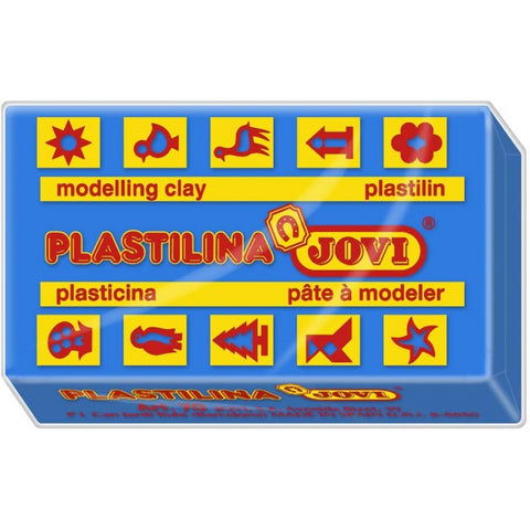 Jovi Plastilina Dark Blue Non-Drying Modelling Clay for Art and Craft, Pack of 30 Bars - 50gms Each Non Toxic Gluten Free, Fine Motor Skills, Moulding, Pottery Sculpting Project Work with Dough